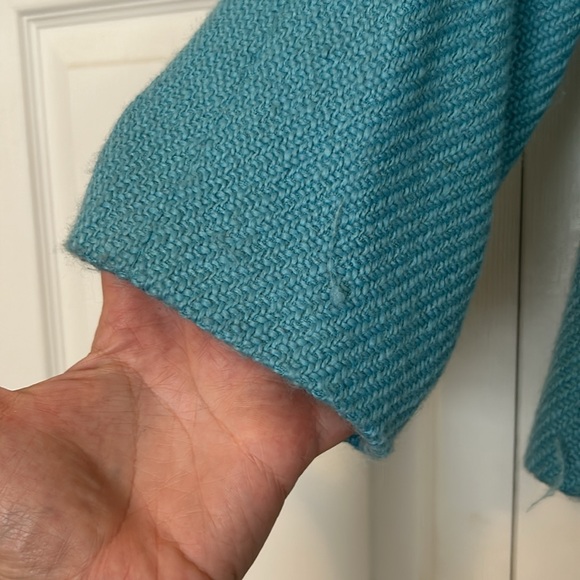 Turquoise Talbots Coat - Picture 5 of 7